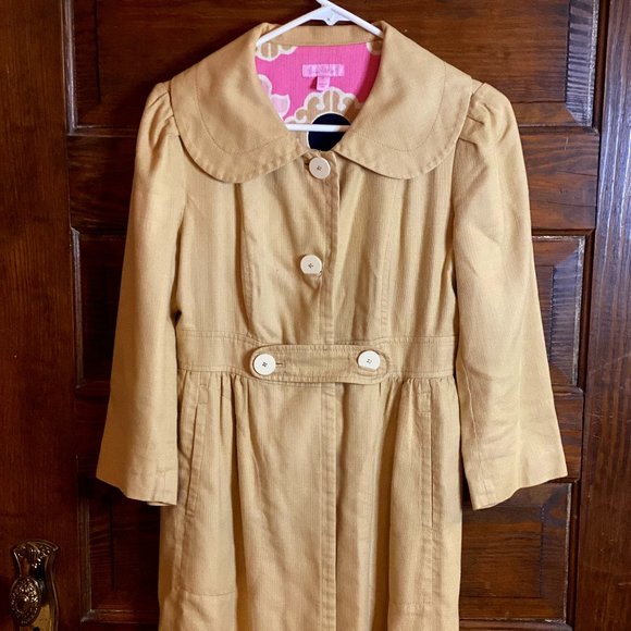 Lilly Pulitzer Jackets & Blazers - Lilly Pulitzer Cropped Coat Size 8